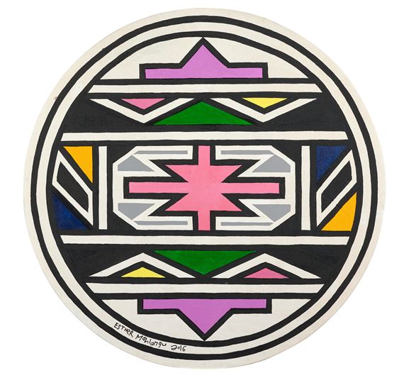 Ndebele Abstract - Esther Mahlangu