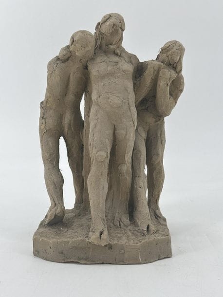George Van de Voorde | Study of a group with three figures | MutualArt