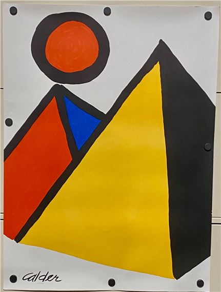 Alexander Calder | Upward and Sun (1975) | MutualArt