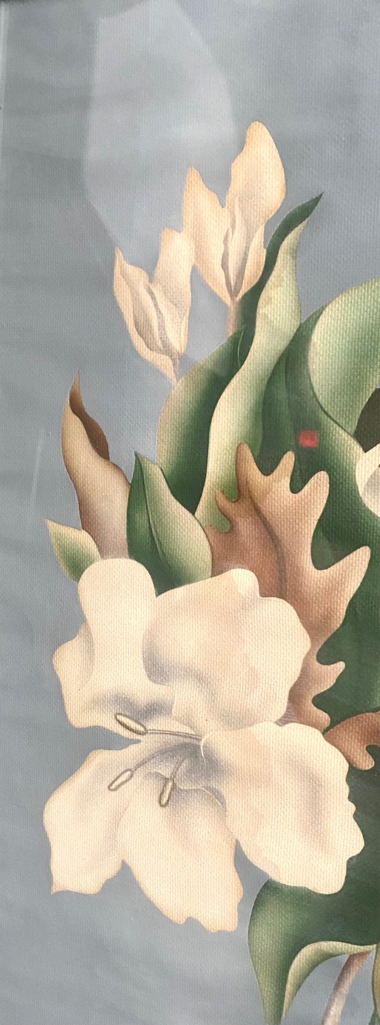 Artwork by Joseph Mallord William Turner, Floral Painting With Mirrored Frame, Made of Oil On Canvas