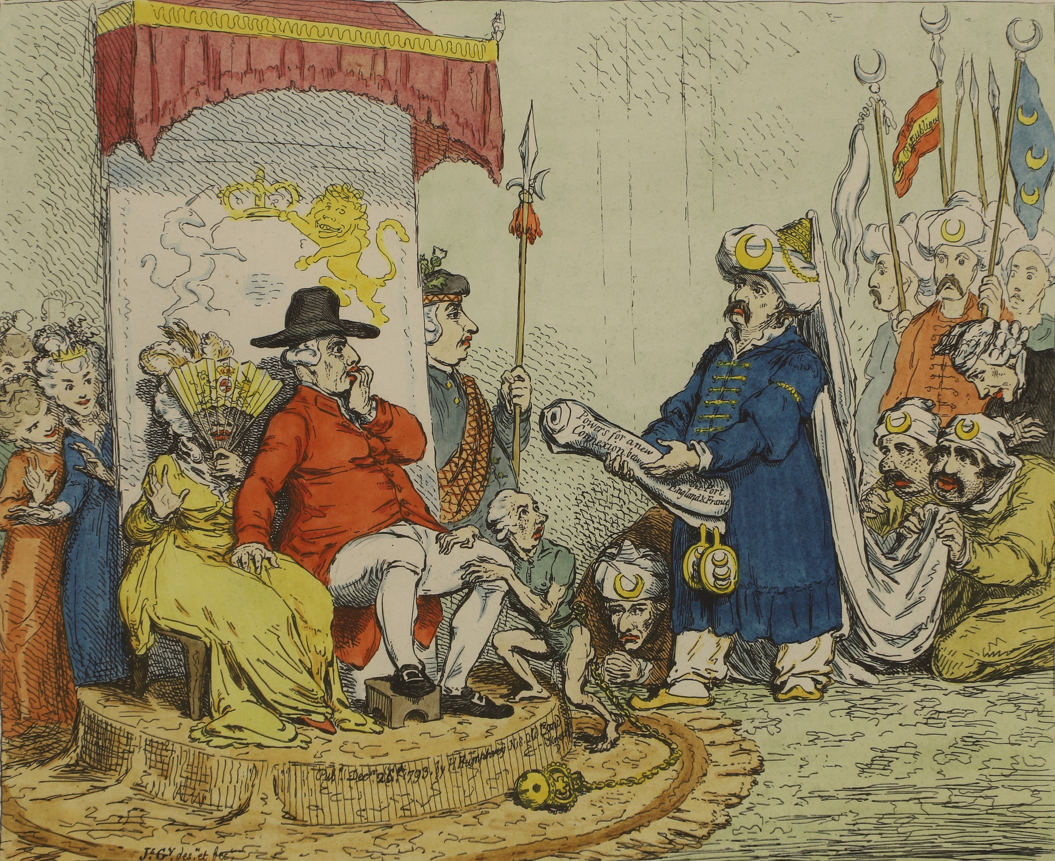 James Gillray | Presentation of the Mahometan Credentials | MutualArt