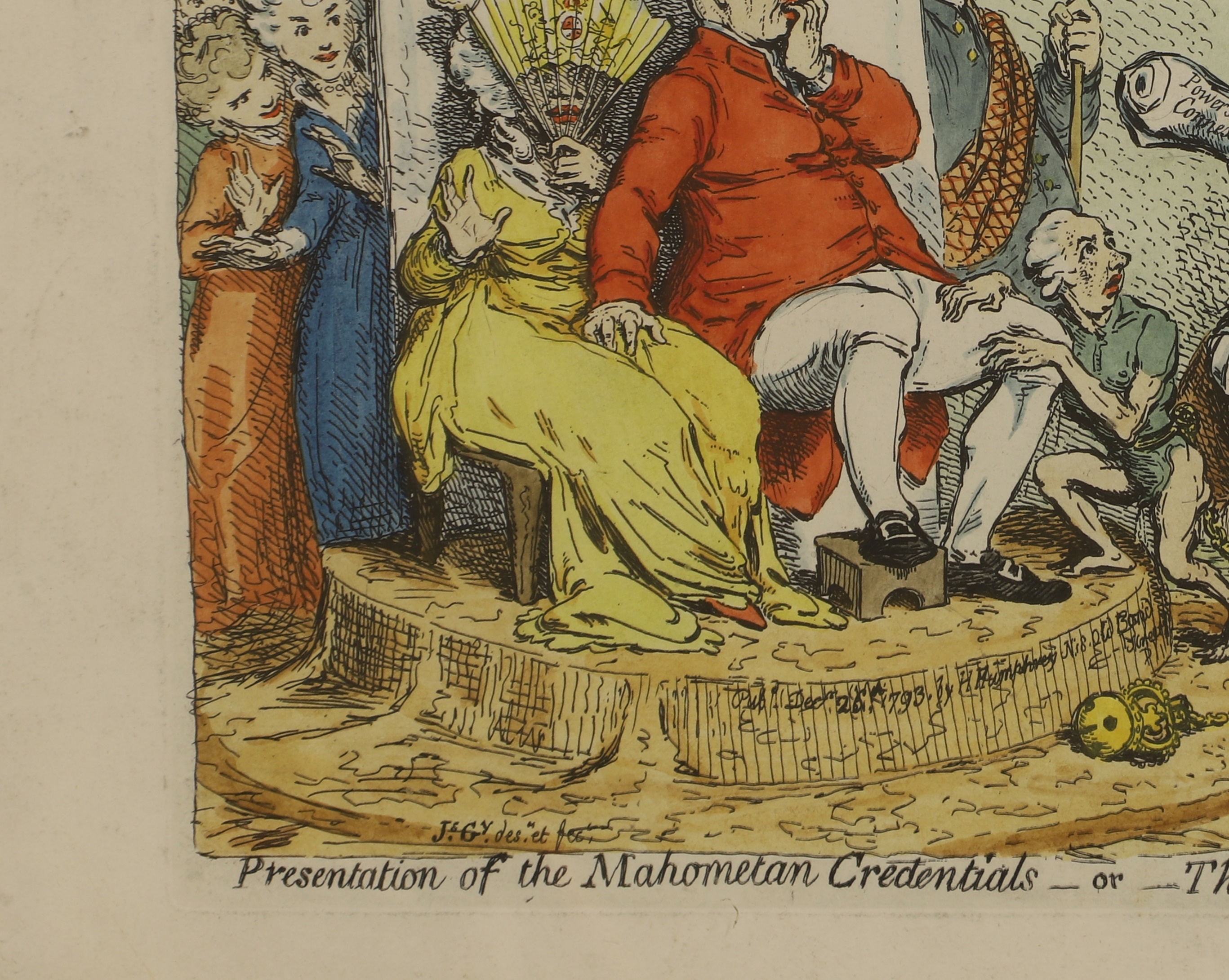 James Gillray | Presentation of the Mahometan Credentials | MutualArt