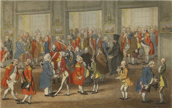 The Bengal Levee - James Gillray