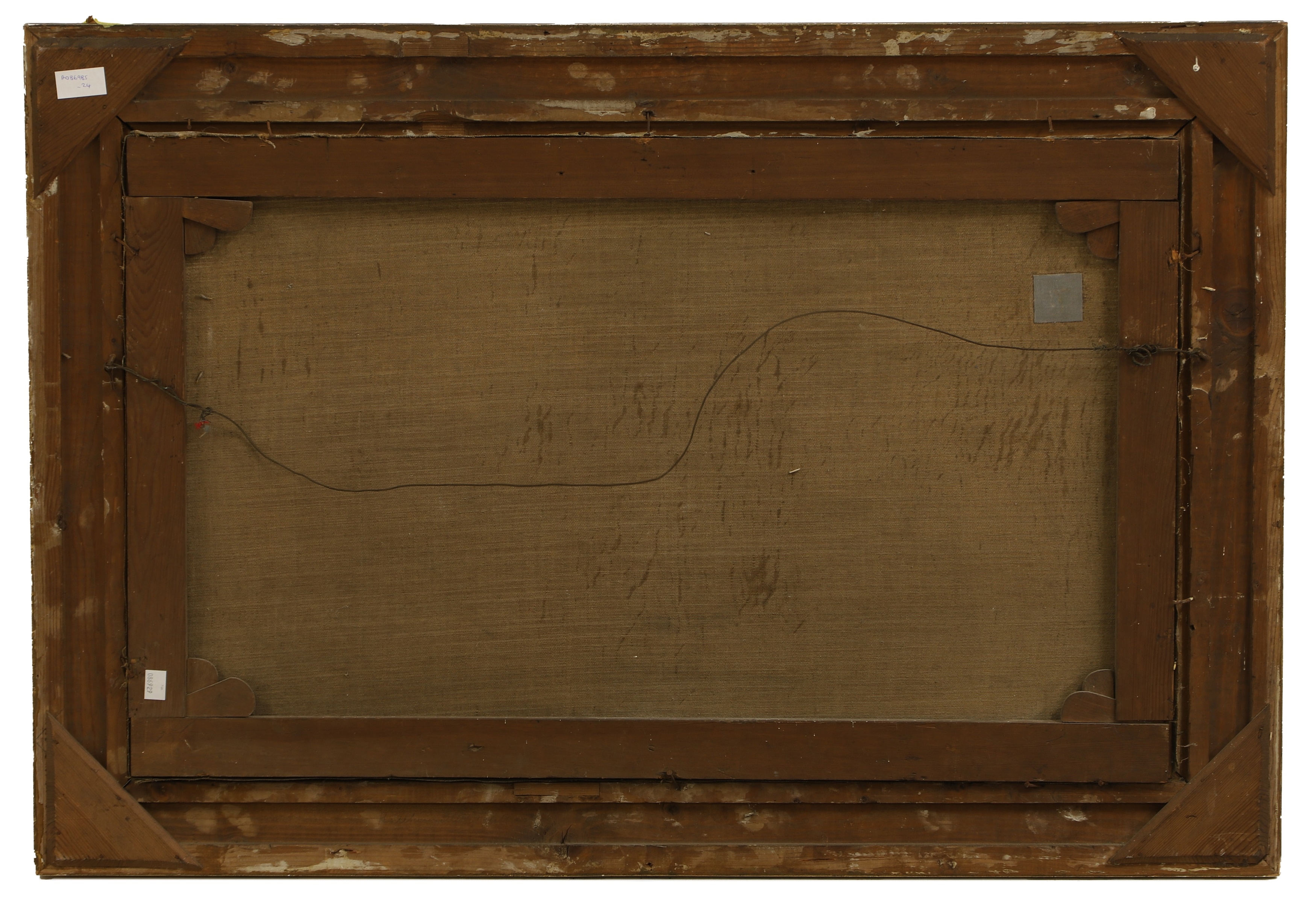 Artwork by Swedish School, 19th Century, A panoramic view of Stockholm, Made of Oil On Canvas