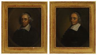 Portraits of clerics, bust-length, in clerical dress - Flemish School, 17th Century