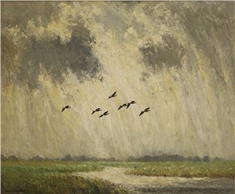 Pinkfeet on a March Day - Ian Houston