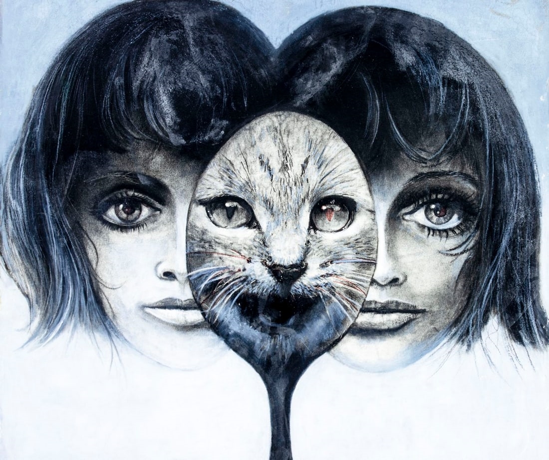 Artwork by Joe Rose, Daughters of Isis, Made of Oil On Board