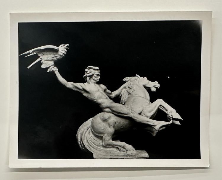 George Van de Voorde | Falconer galloping | MutualArt