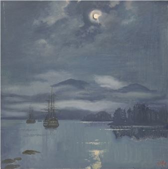 Moonlit Night (Maritime - Serge Pen