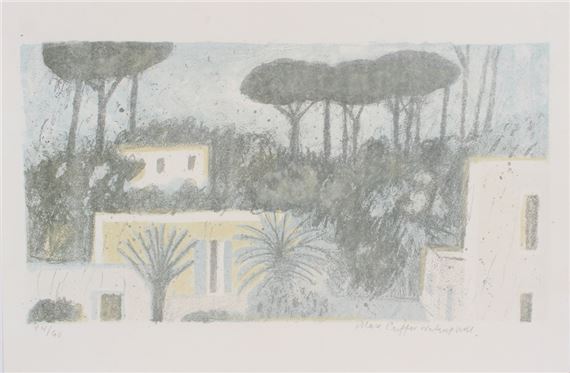 Häuser in Ischia; Venedig, Kanal mit Segelboot; - Max Peiffer Watenphul