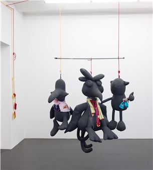 “Cosima von Bonin: Upstairs Downstairs“ at Raven Row, London