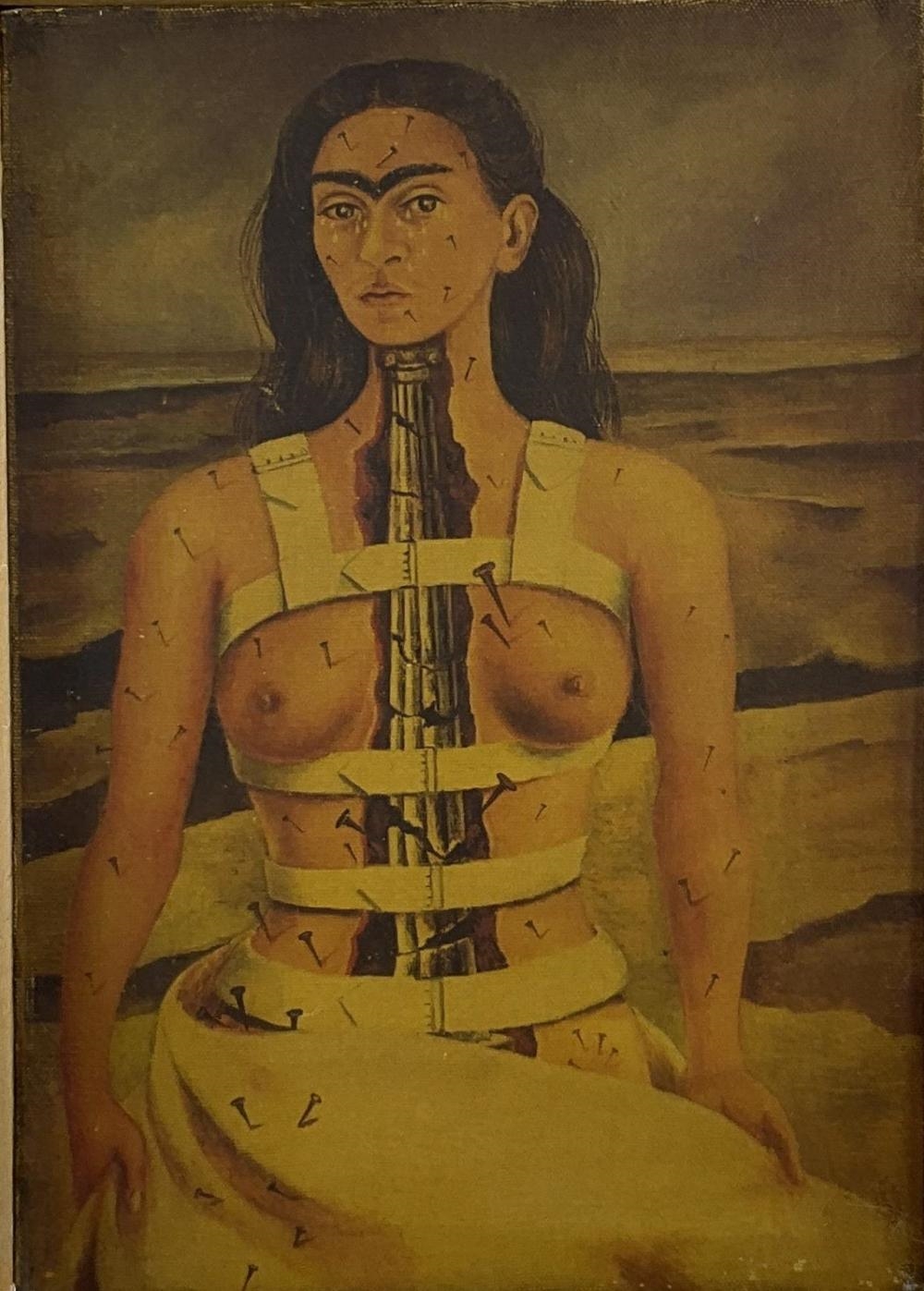 Artwork by Frida Kahlo, the Broken Column, Made of Serigraph On Canvas