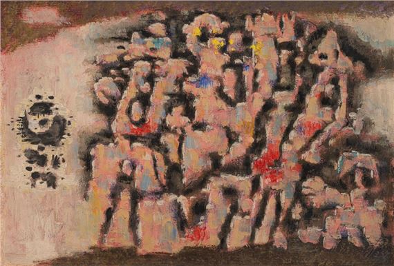 Auszug der Giganten by Willi Baumeister, 1947