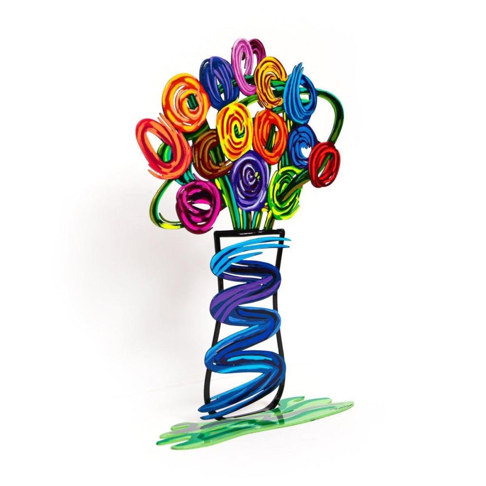 Artwork by Patricia Govezensky, Flowers, Made of Original Free Standing Sculpture