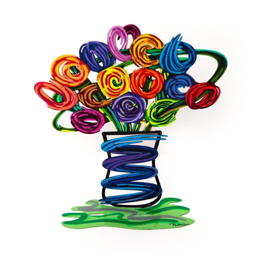 Artwork by Patricia Govezensky, Flowers, Made of Original Free Standing Sculpture