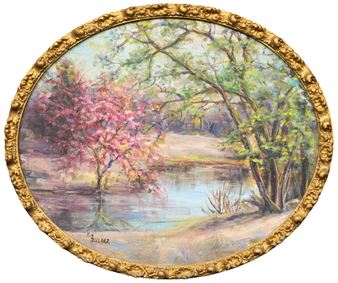 Landscape with Redbud - Emily Dillard