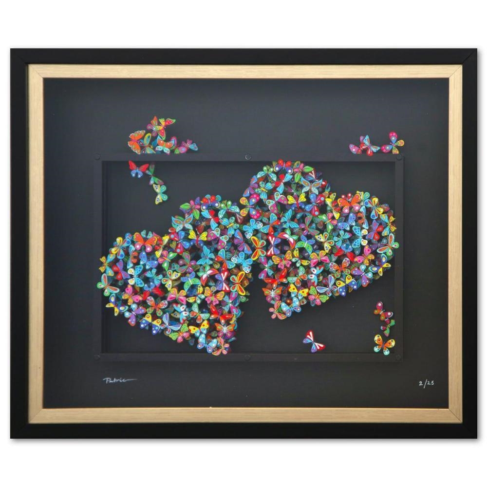 Artwork by Patricia Govezensky, A Sigh of Bliss, Made of 3D Multilayered Woodcut