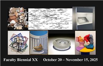 Faculty Biennial XX - The Gallery at UTA