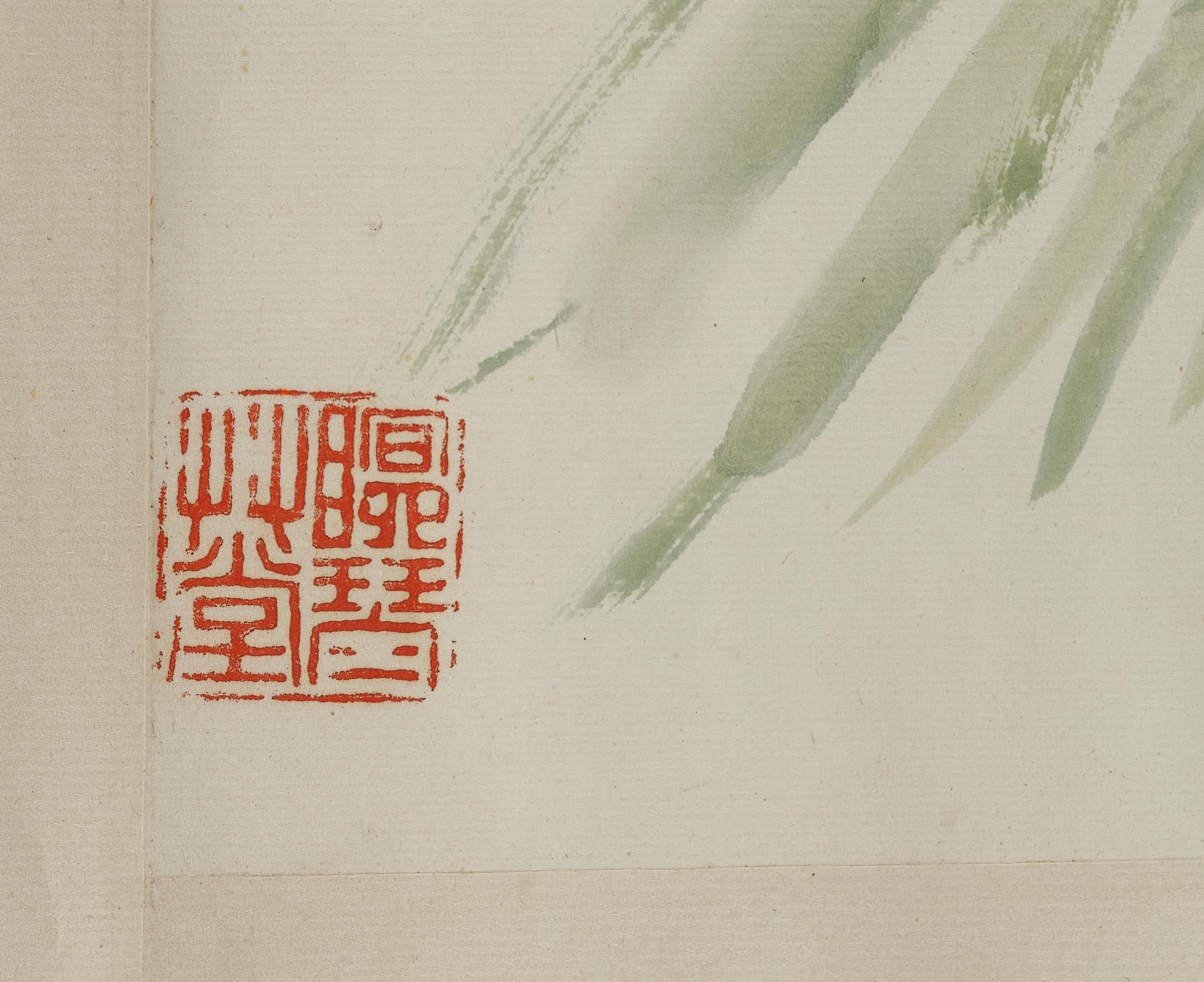 Artwork by Wu Peng, May Spring brings blessing, Made of Black Ink And Colours On Paper