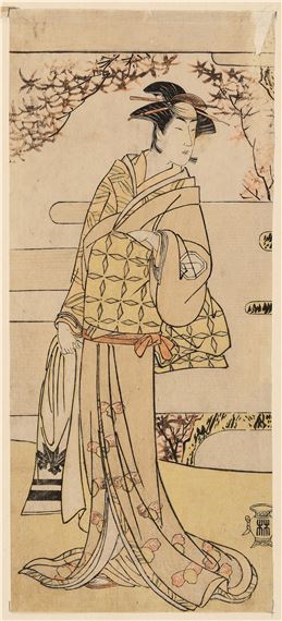 Darstellung eines Schauspielers - Katsukawa Shunshō