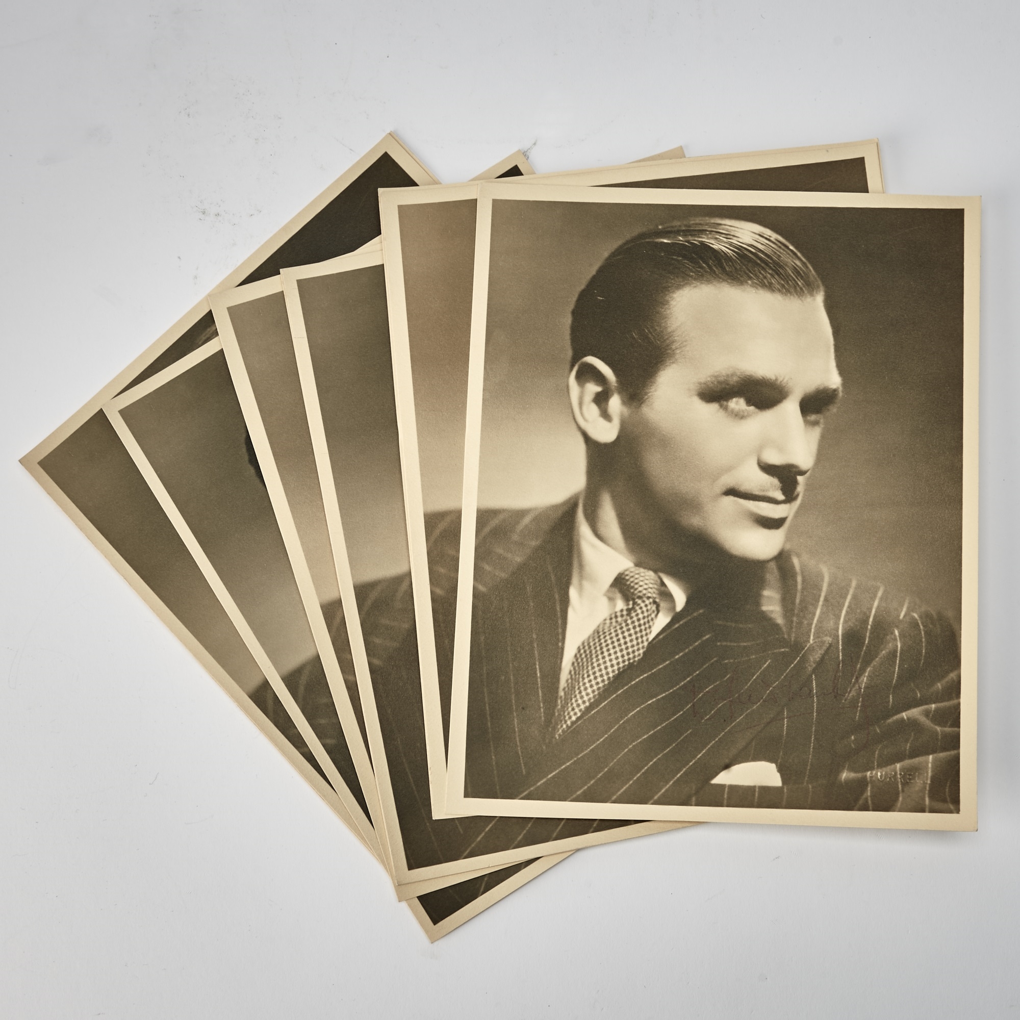 Artwork by George Hurrell, Group of signed vintage photographs of Douglas Fairbanks, Jr, Made of Gelatin Silver Prints