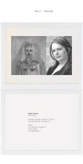 Installation view of Adam Gordon exhibition at ZERO….