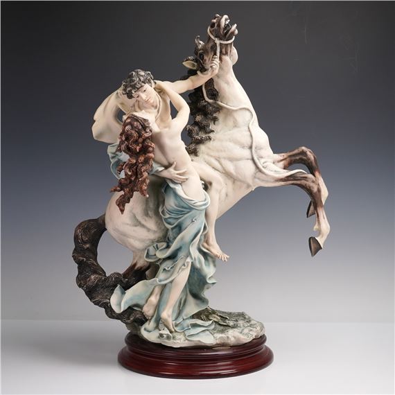 Innamorati Con Cavallo The Embrace by Giuseppe Armani, circa 1990s