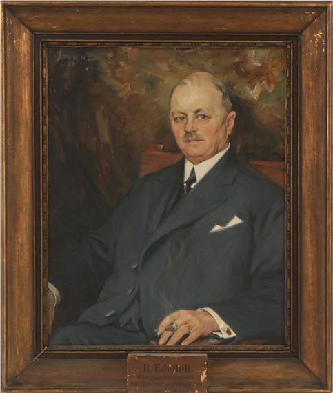 porträtt av R.Edelfelt - Helmer MasOlle