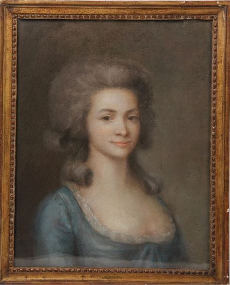 Portrait of a Young Woman by French School, 18th Century, 18th CENTURY