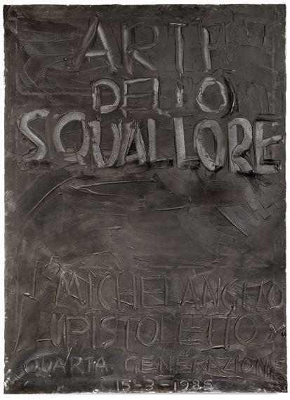 Arte dello squallore - Michelangelo Pistoletto