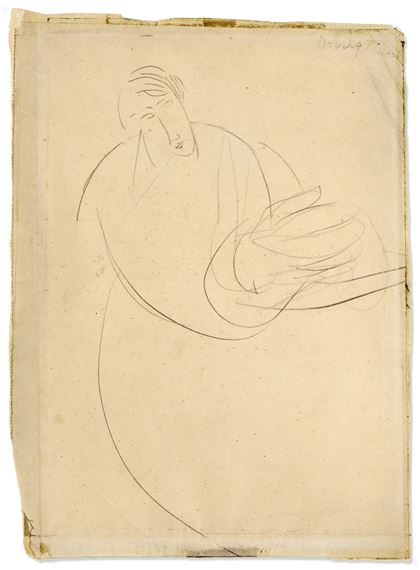 Etude (pour 'Médiant à la sébile - Amedeo Modigliani