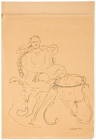 Figura femminile - Lucio Fontana