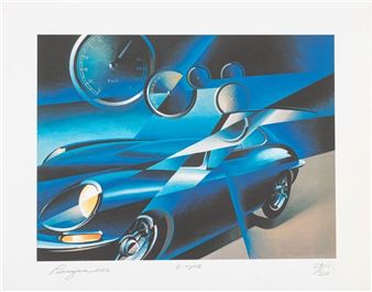 Jaguar Type E Print - Alain Levesque