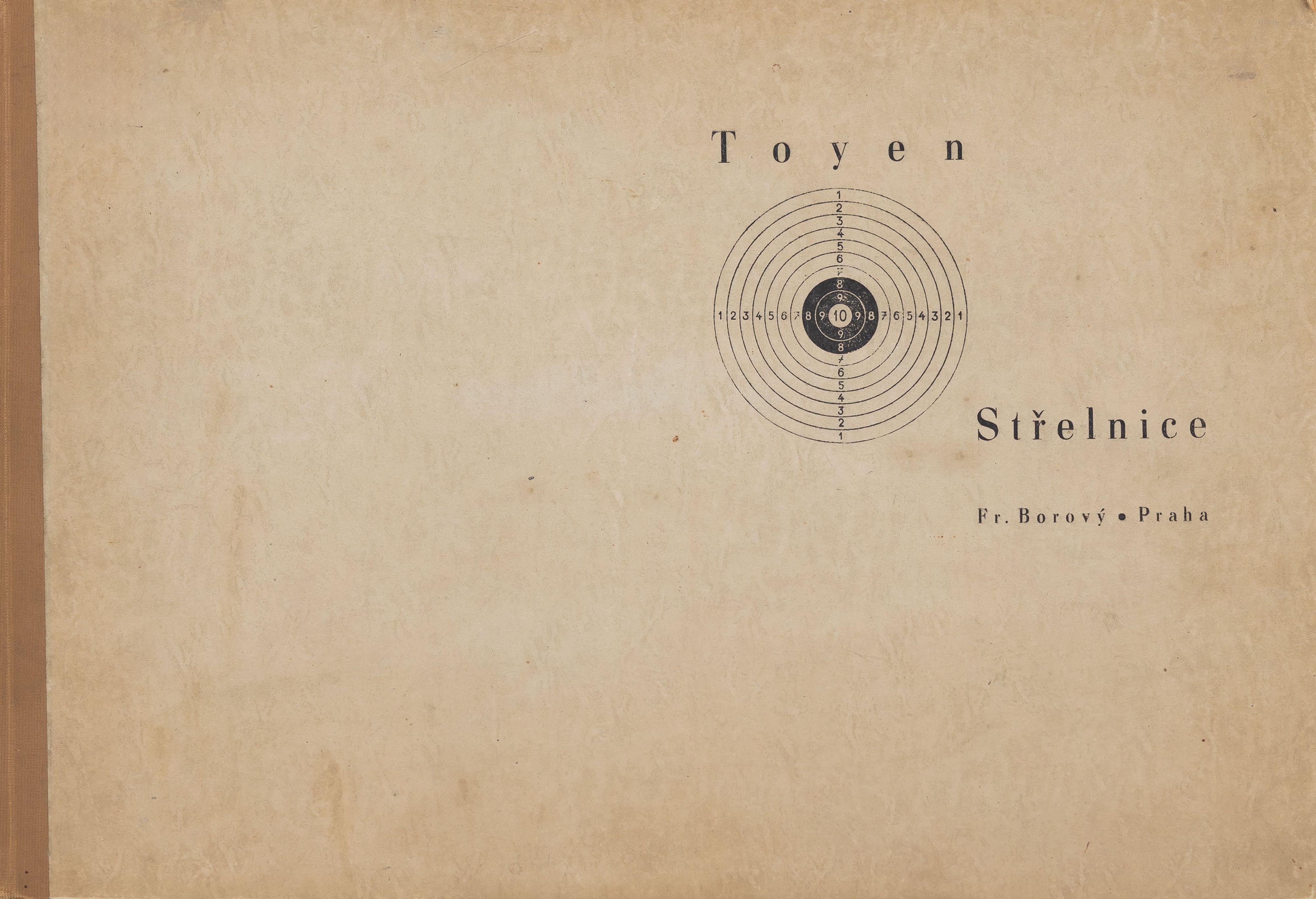 Artwork by Toyen, Shooting Range, Made of Hand-Coloured Zincographs On Paper