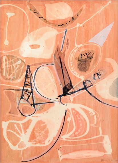 Sans titre / Untitled by Oscar Cahén, 1954