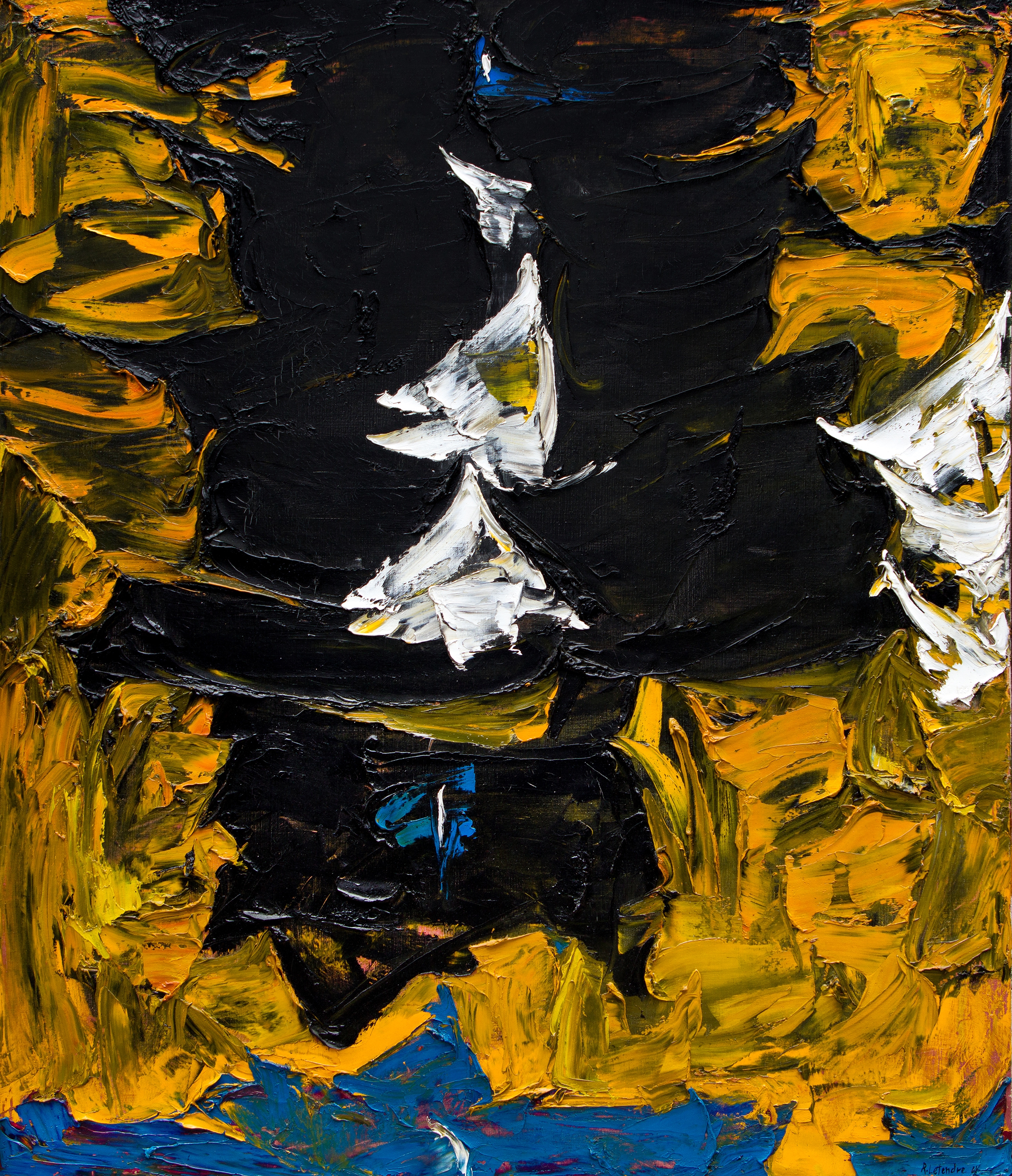 Rita Letendre | Les signes s'envolent (1961) | MutualArt