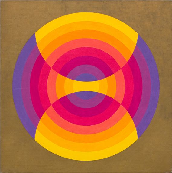 Herbert Bayer | Chromatic Intersection (Warm Reversed-Warm, 12C), 1969 ...