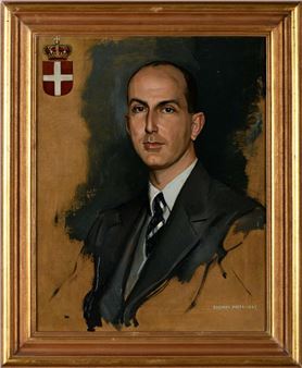 Portrait of King Umberto II of Italy (1904-1983) - Eduardo Malta