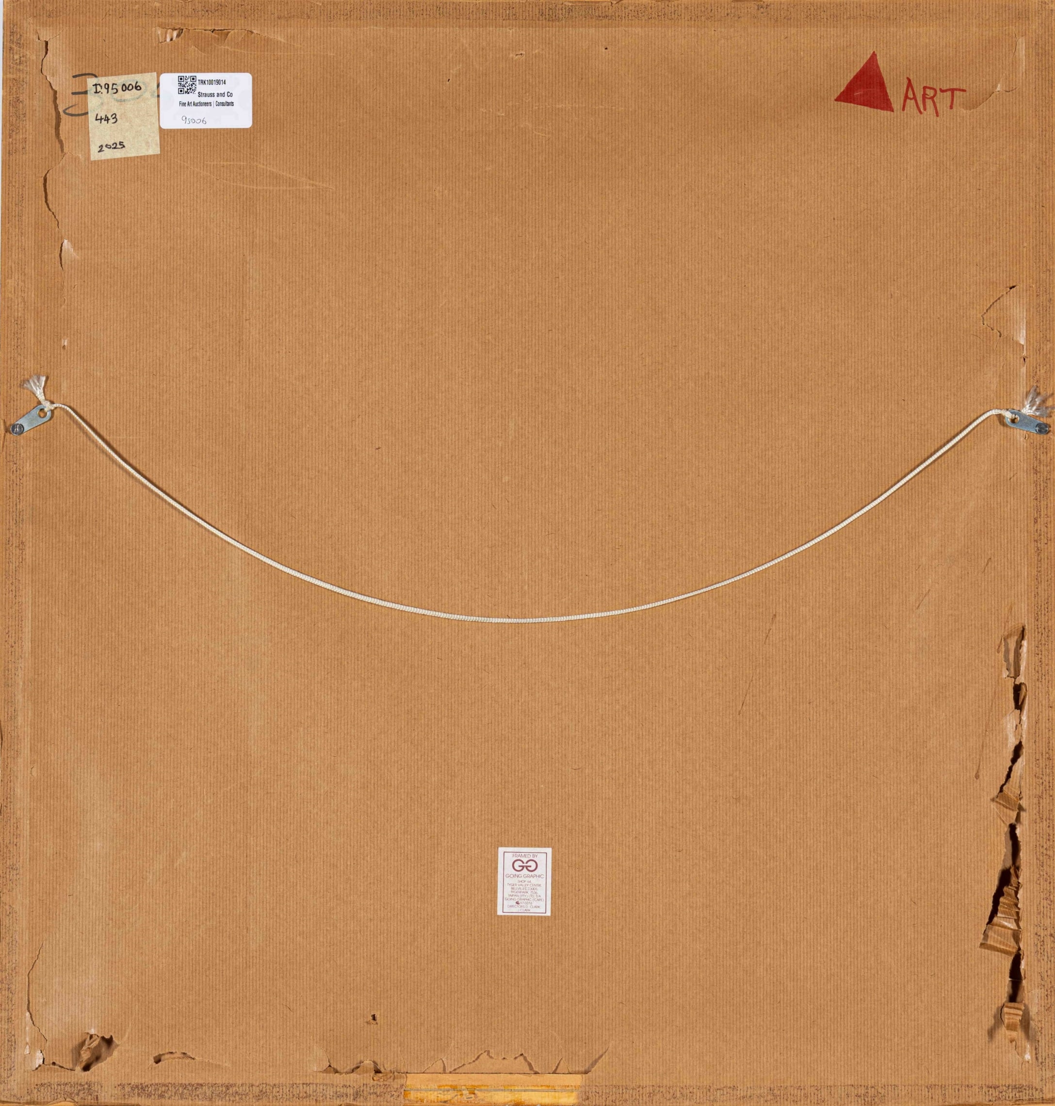 Artwork by John Ndevasia Muafangejo, Uganda Cattle Have the Big Horn, Made of linocut on paper