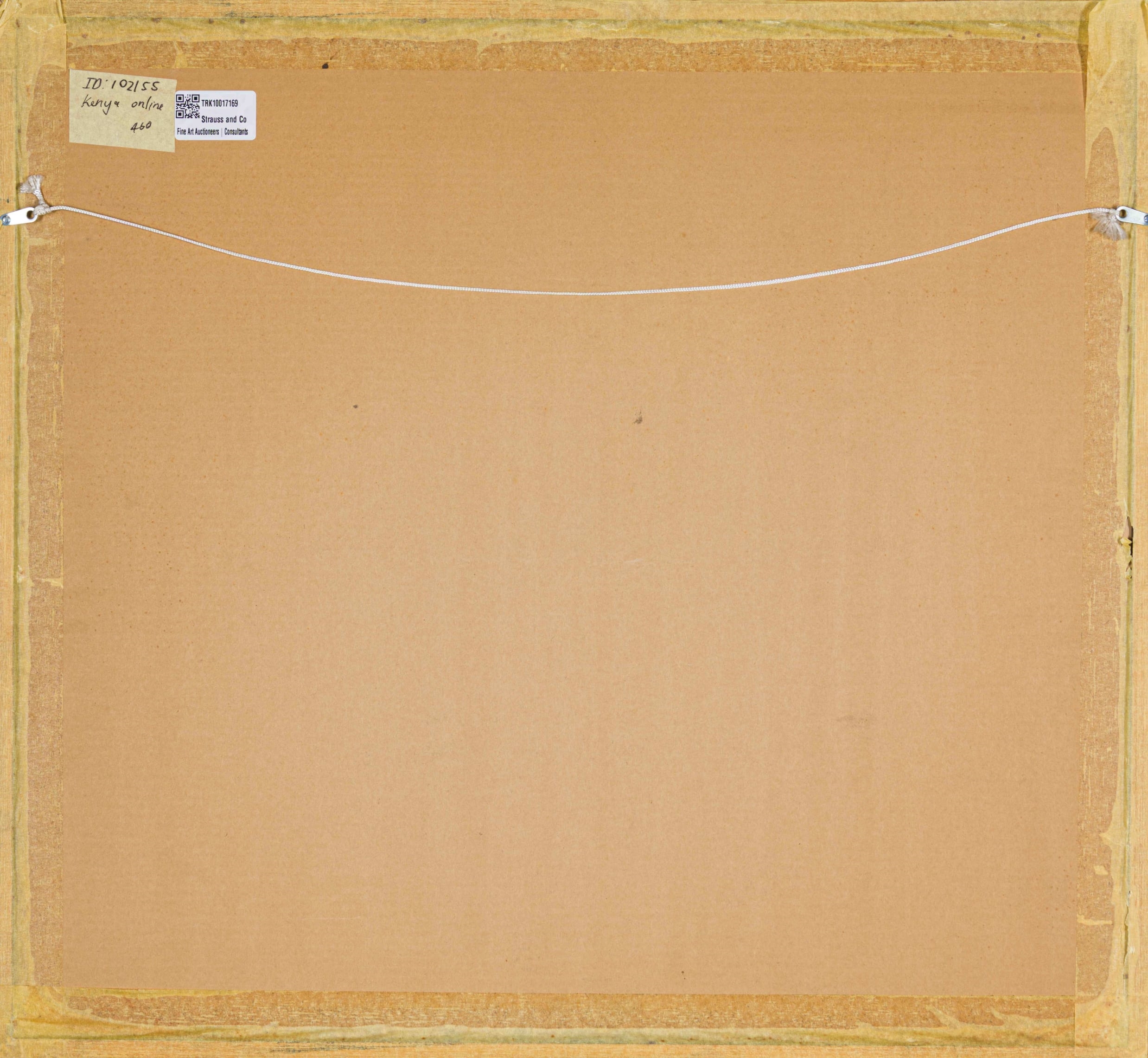 Artwork by John Ndevasia Muafangejo, Orange Farm, Made of linocut on paper