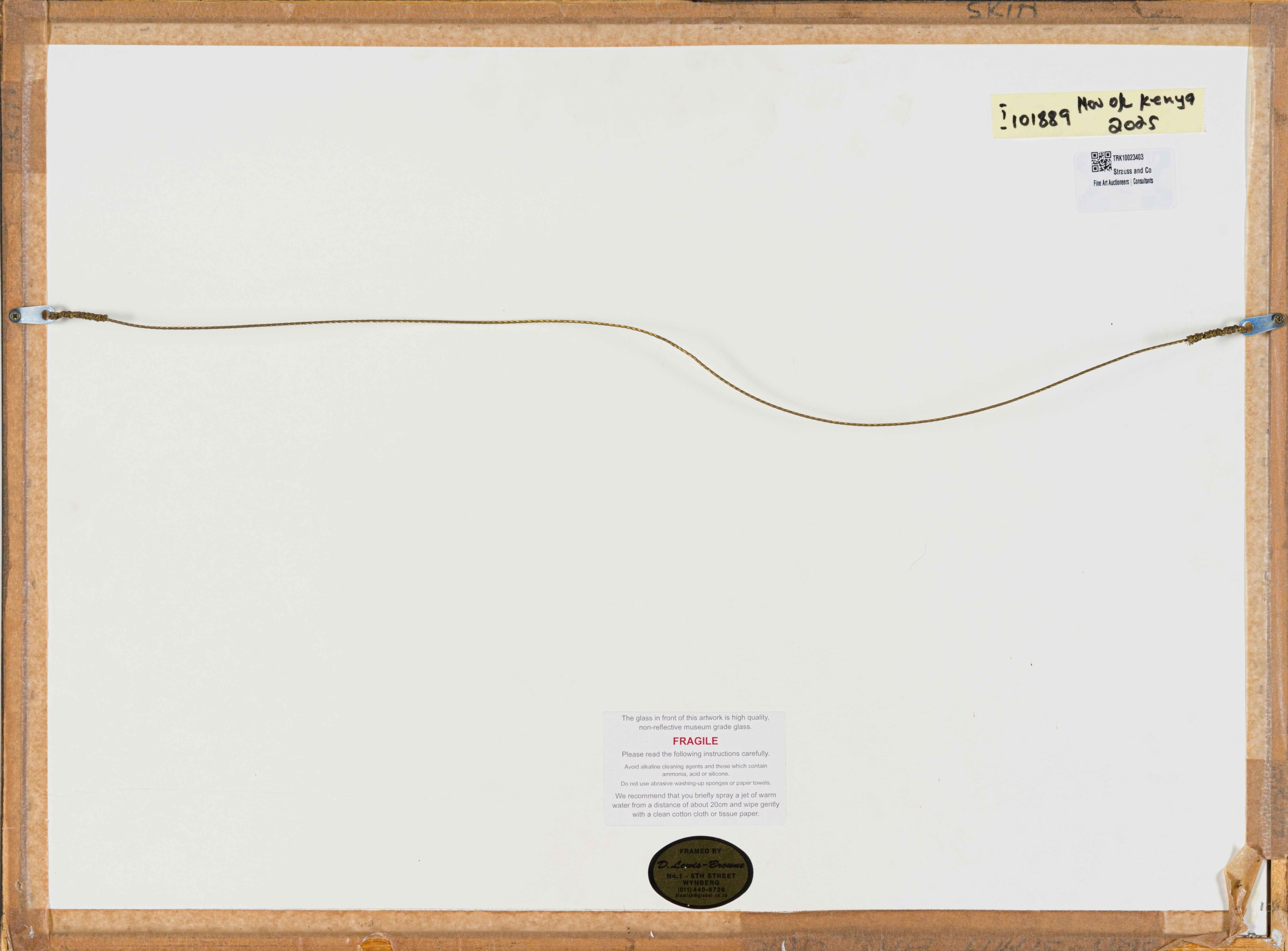 Artwork by Louis Maqhubela, African Miners, Made of gouache on paper