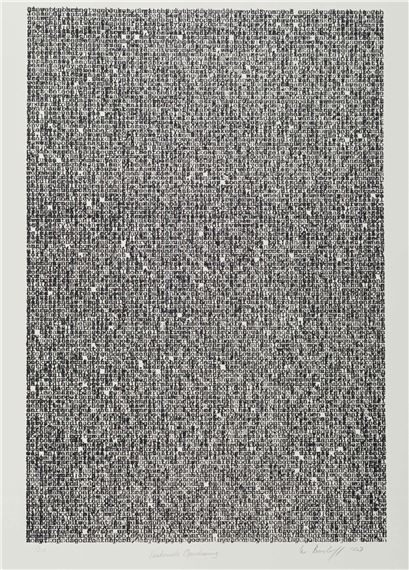 Verskandste Openbaring (Most Outrageous Revelation), from KykAfrikaans by Willem Boshoff, dated '03