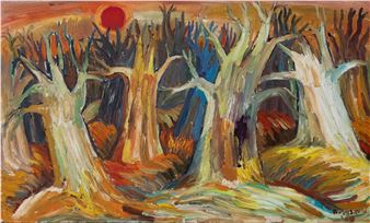 Baobab under the Red Moon - Kiure Francis Msangi