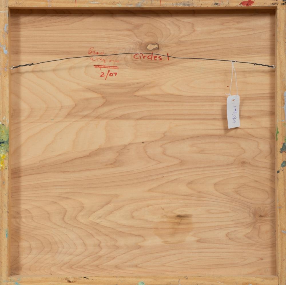 Artwork by Brad Wreyford, Circles 1, Made of Acrylic On Panel