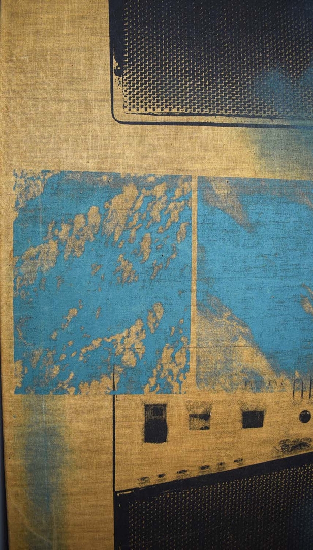 Artwork by McKenzie, YURI GAGARIN, Made of Screenprint On Raw Canvas