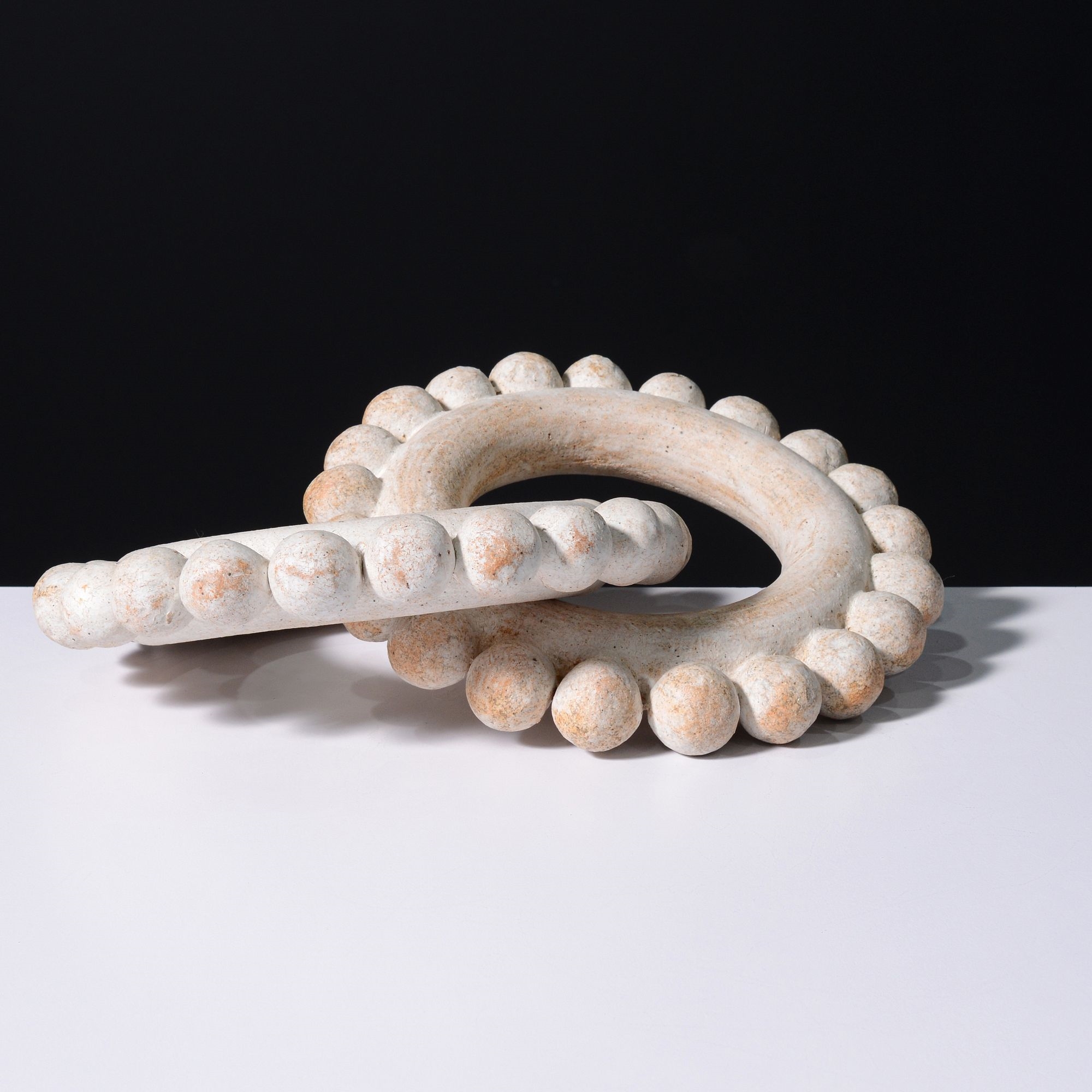 Artwork by Michele Quan, CHAIN Sculpture, Made of Ceramic