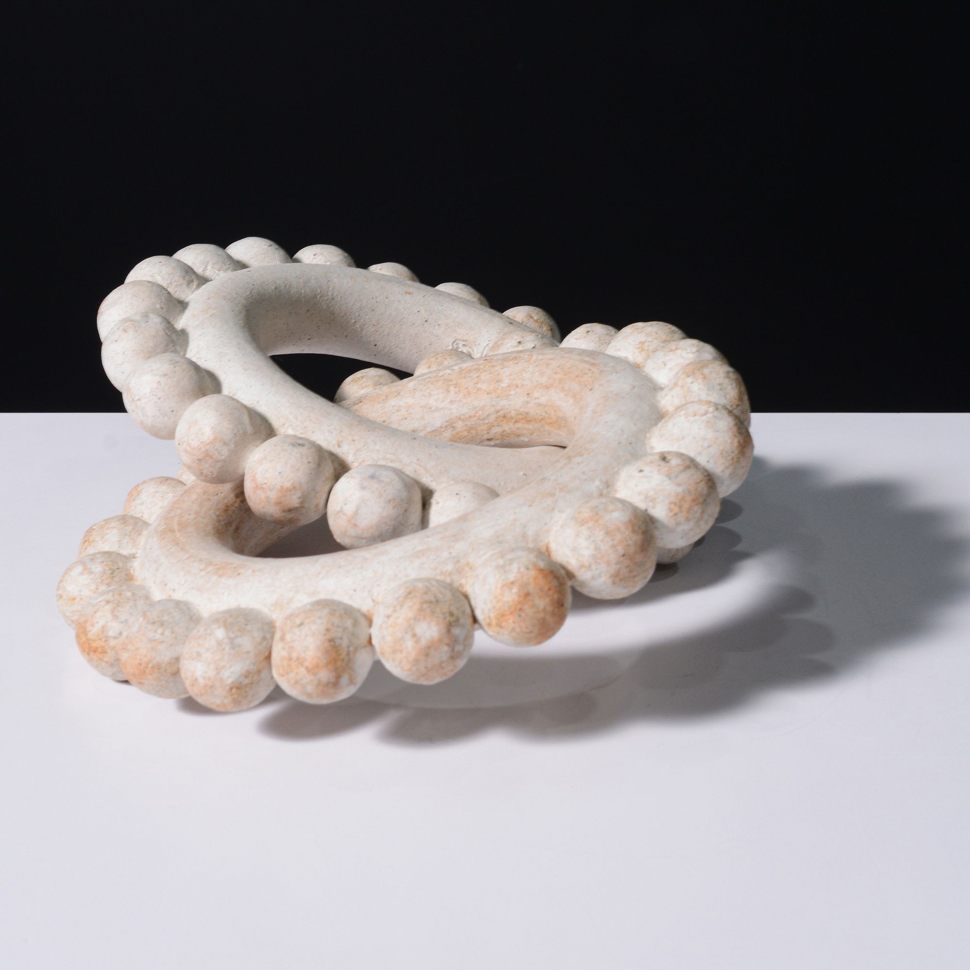 Artwork by Michele Quan, CHAIN Sculpture, Made of Ceramic
