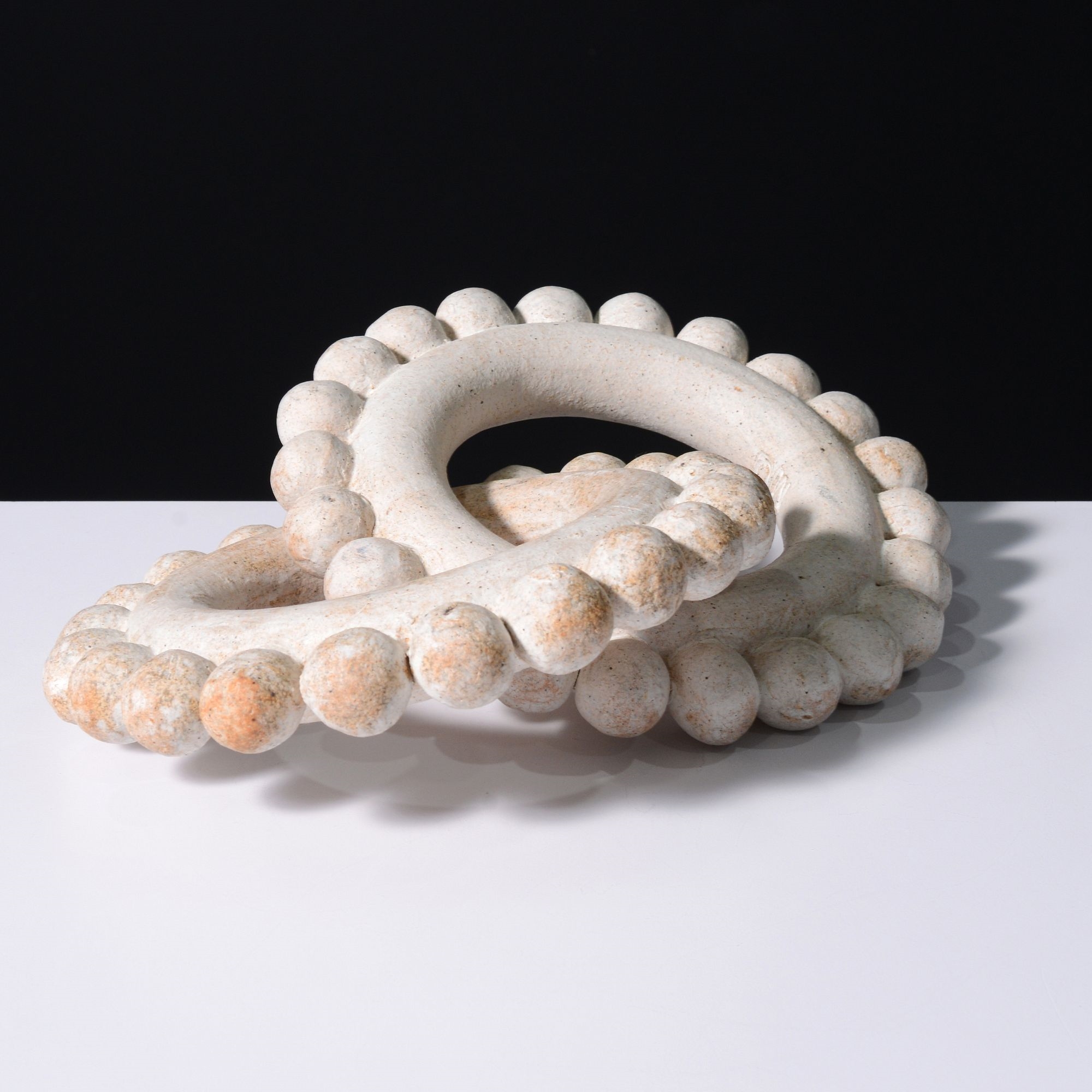 Artwork by Michele Quan, CHAIN Sculpture, Made of Ceramic