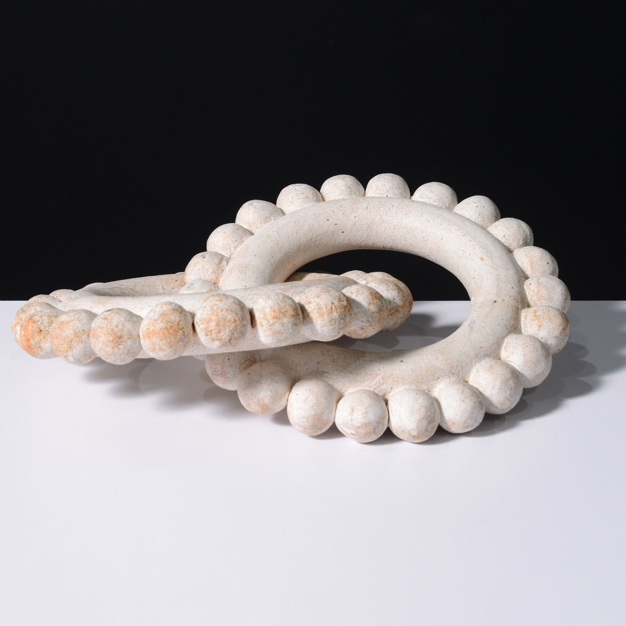 Artwork by Michele Quan, CHAIN Sculpture, Made of Ceramic