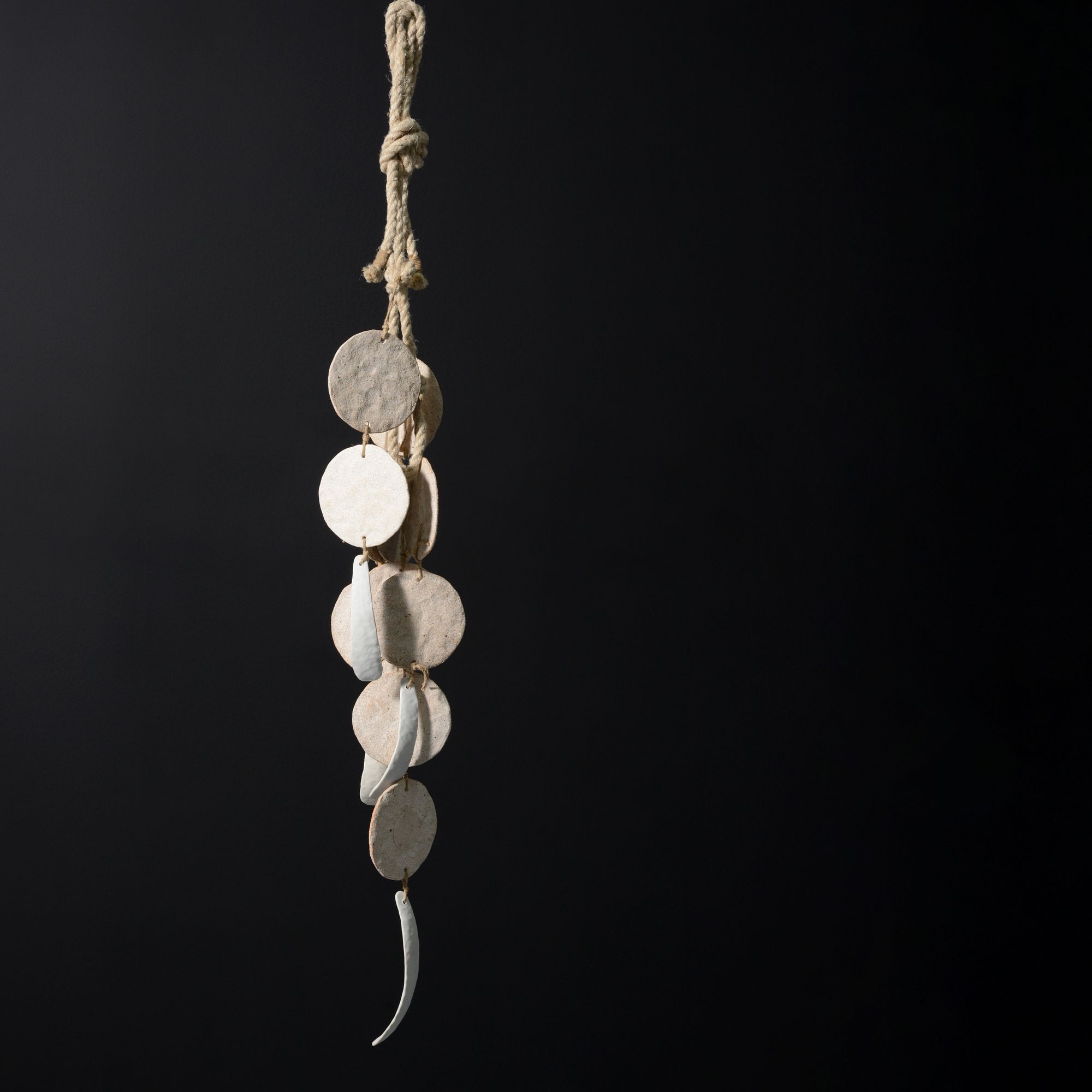 Artwork by Michele Quan, Untitled, Made of Ceramic, Rope